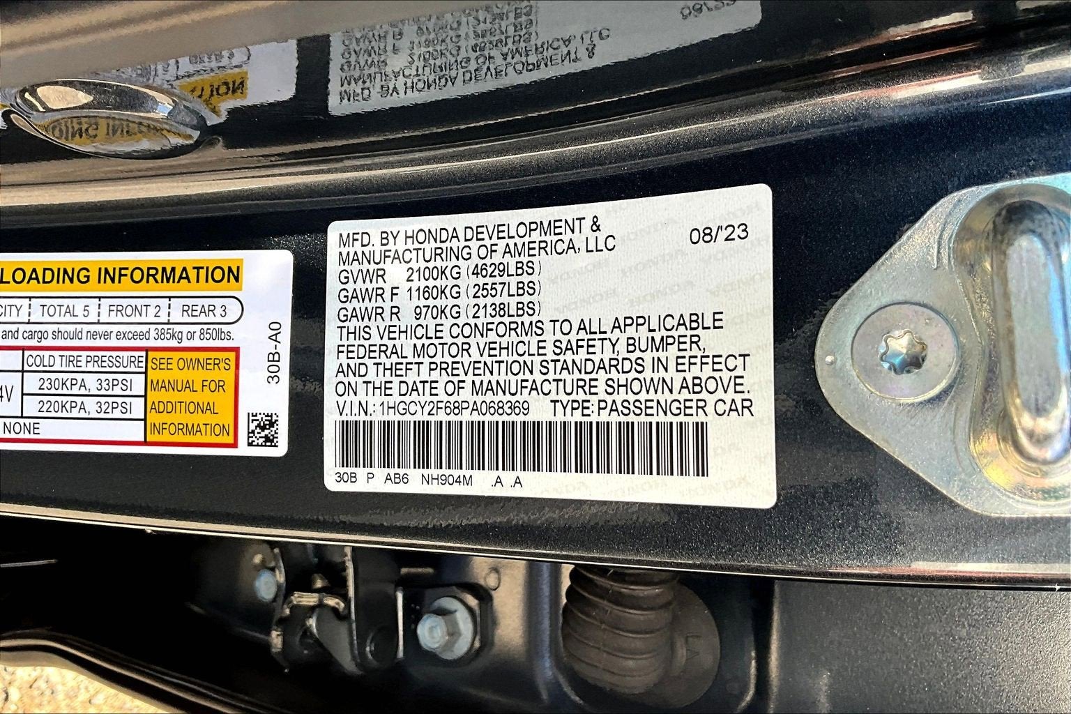 2023 Honda Accord Hybrid EX-L