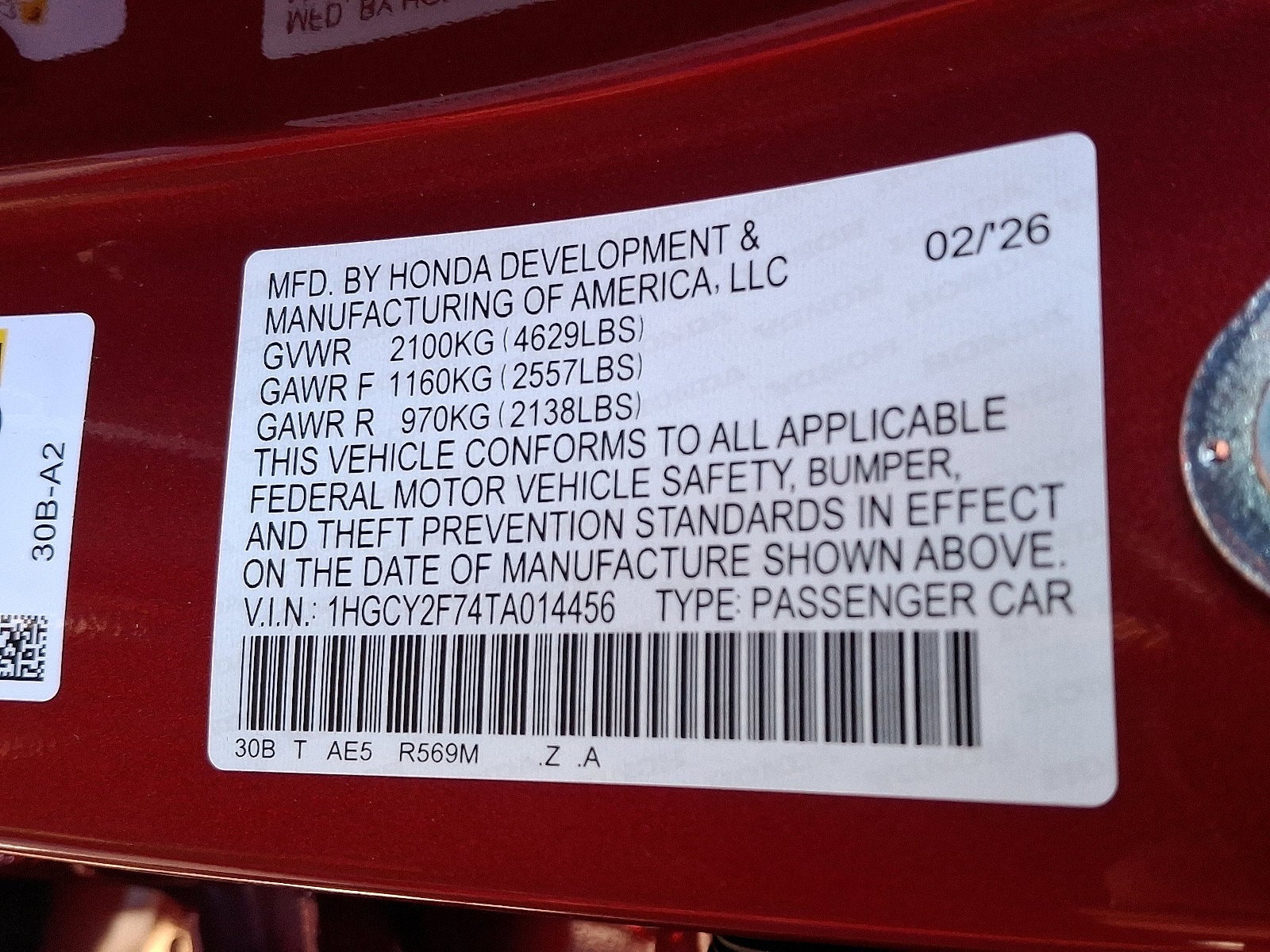 2026 Honda Accord Sedan Sport-L Hybrid