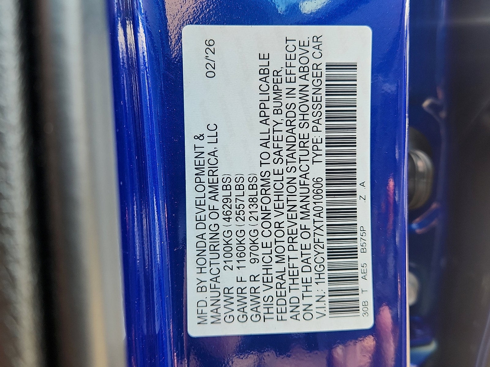 2026 Honda Accord Sedan Sport-L Hybrid