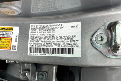 2025 Honda Accord Sedan HYBRID TOURING