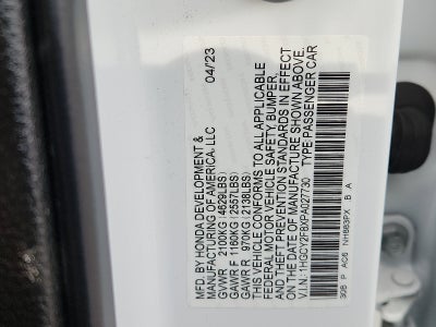 2023 Honda Accord Hybrid Touring