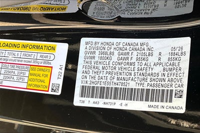2026 Honda Civic Si Sedan FWD