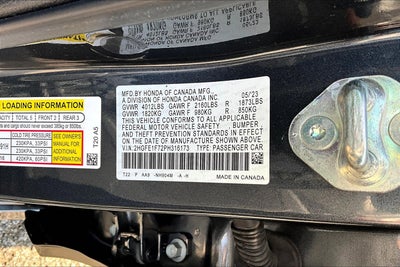 2023 Honda Civic Sedan 1.5T 4D EX