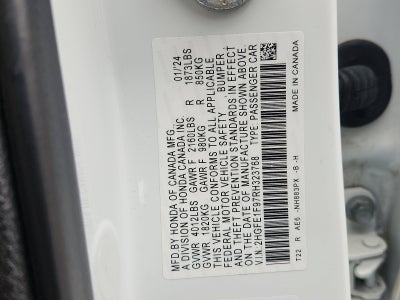 2024 Honda Civic Sedan Touring