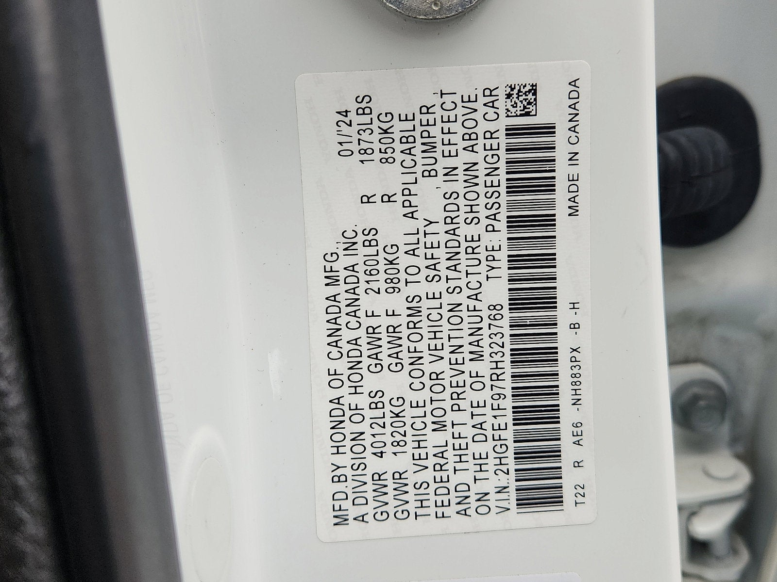 2024 Honda Civic Sedan Touring