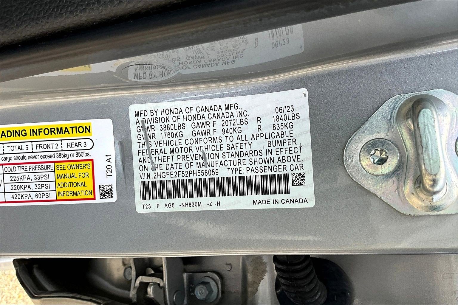 2023 Honda Civic Sedan Sport