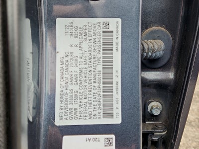 2023 Honda Civic Sedan Sport