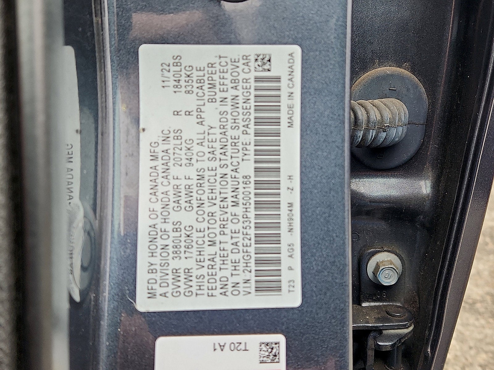 2023 Honda Civic Sedan Sport