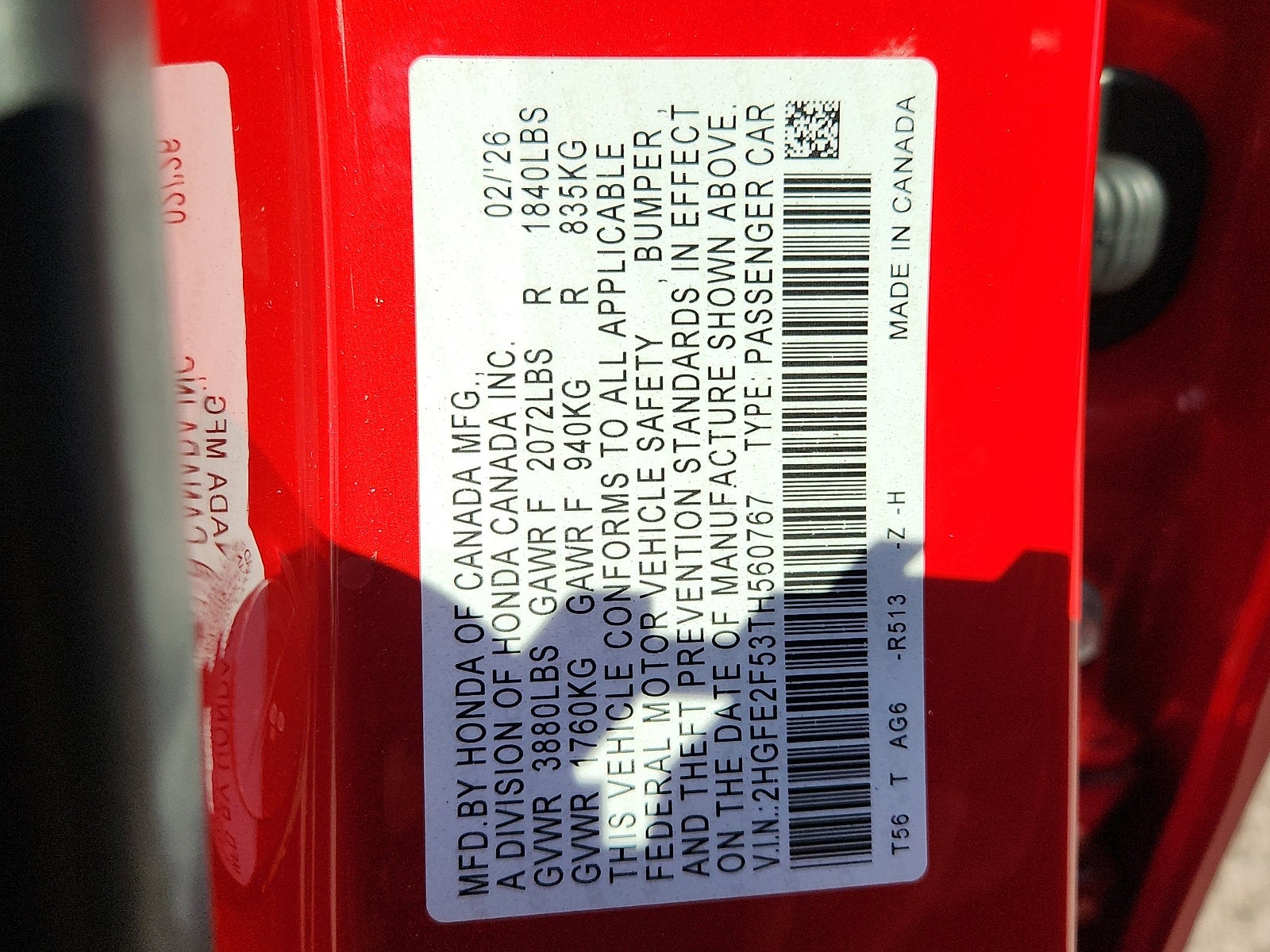 2026 Honda Civic Sedan 2WD SPORT