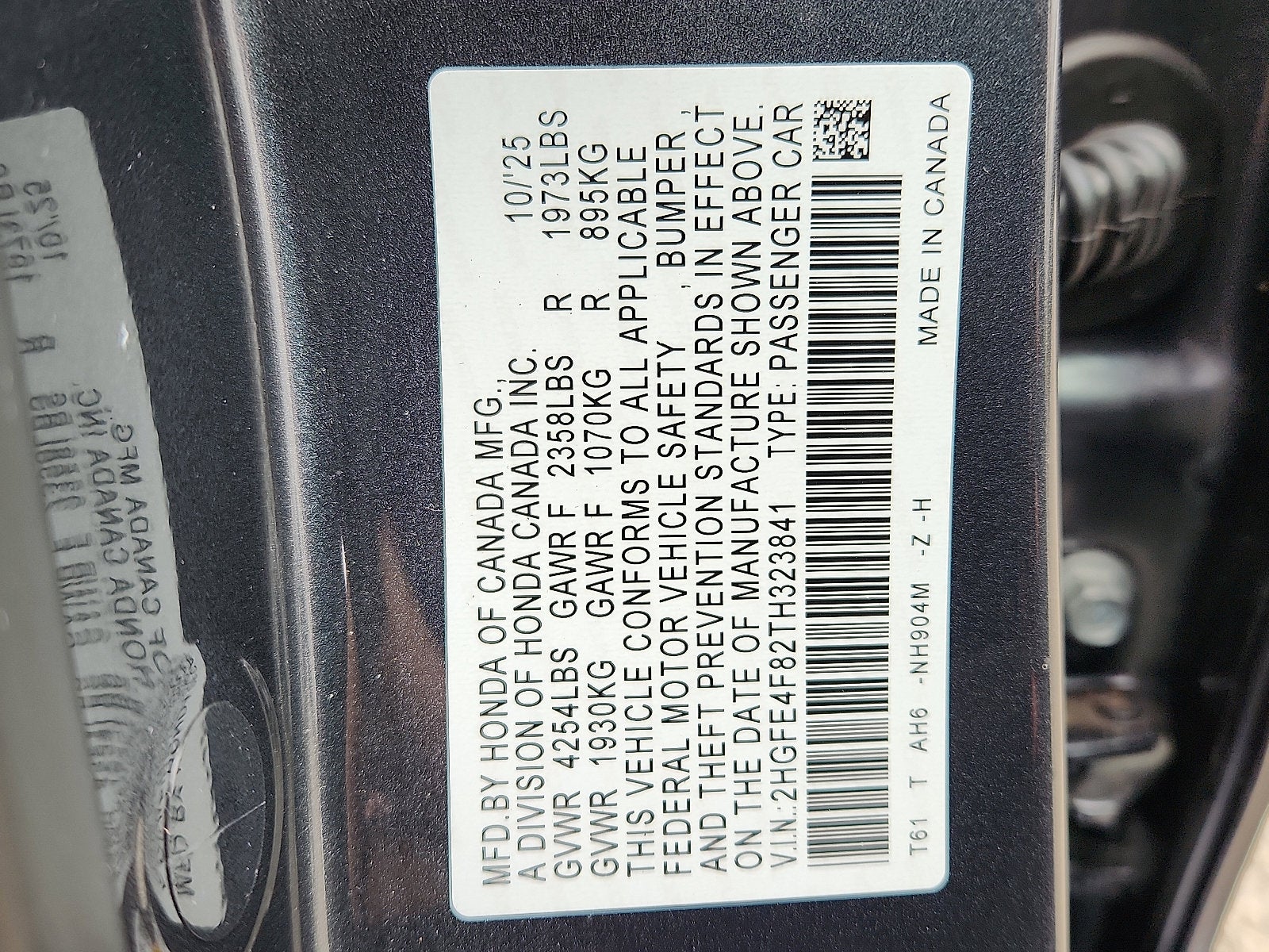 2026 Honda Civic Sedan 2WD Sport Hybrid