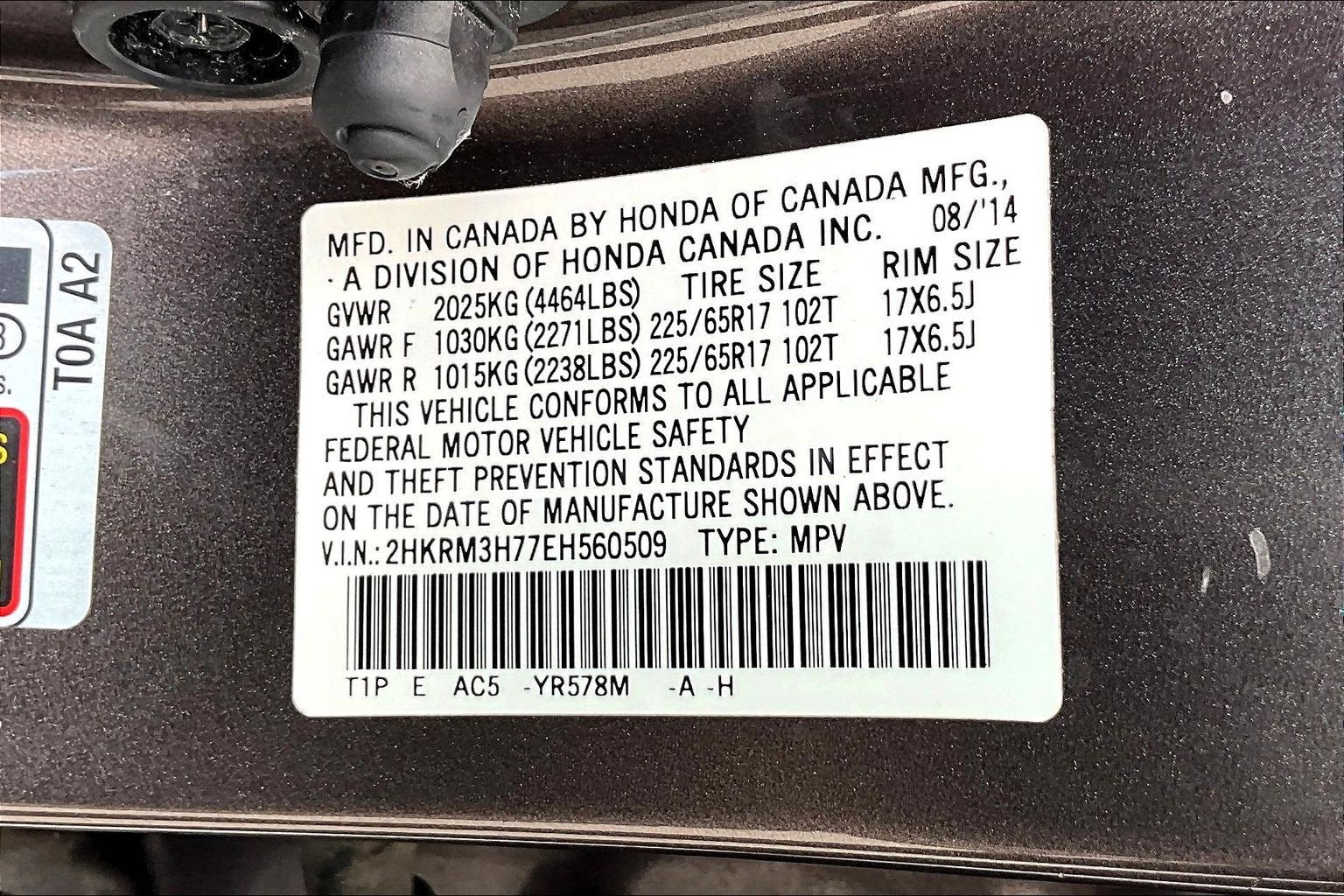 2014 Honda CR-V EX-L