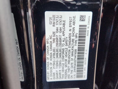 2026 Honda CR-V AWD LX