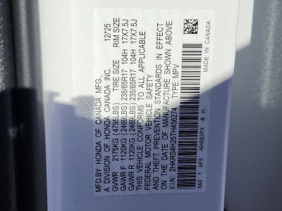 2026 Honda CR-V AWD LX