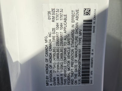 2026 Honda CR-V AWD LX