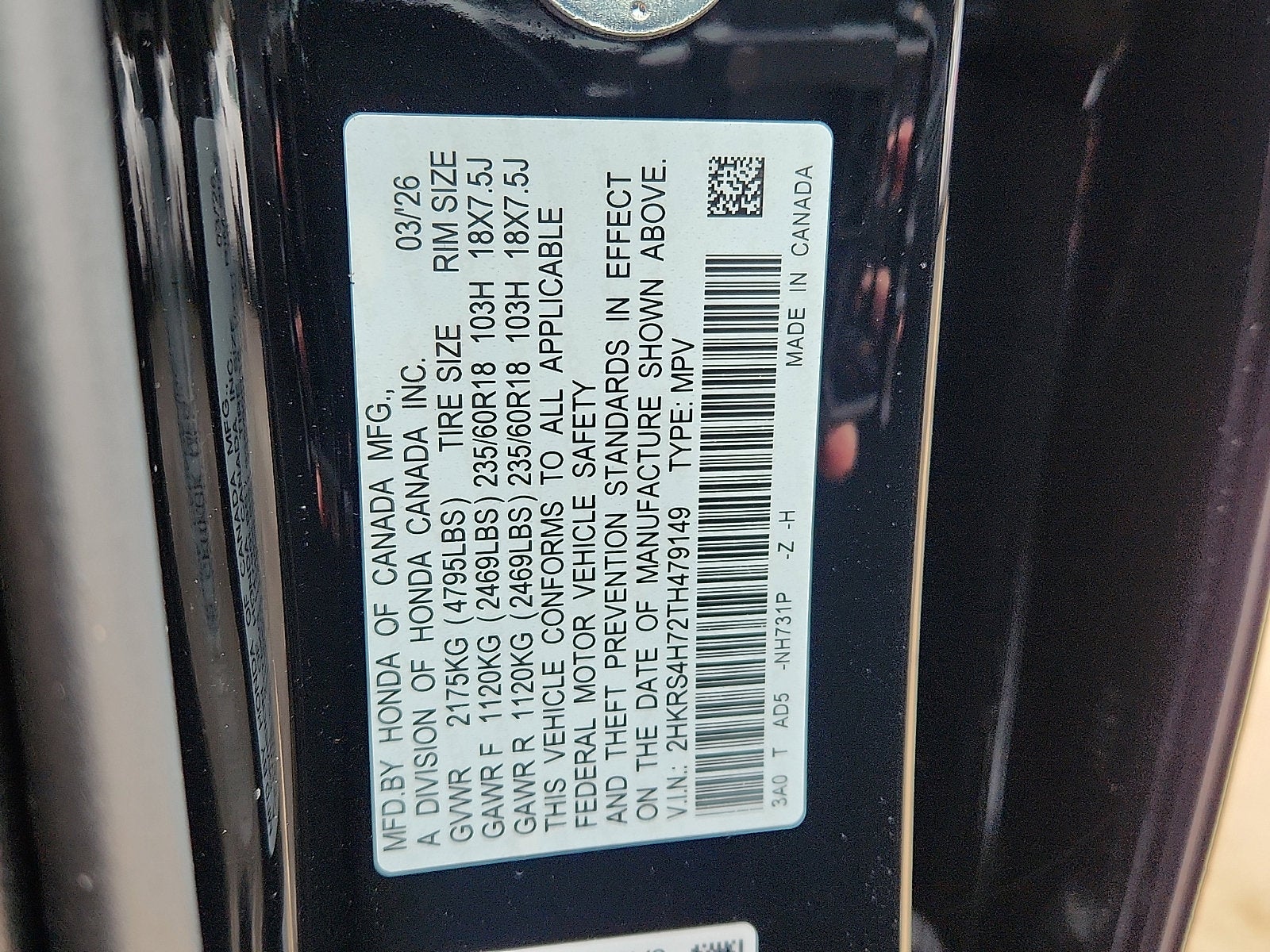 2026 Honda CR-V AWD EX-L
