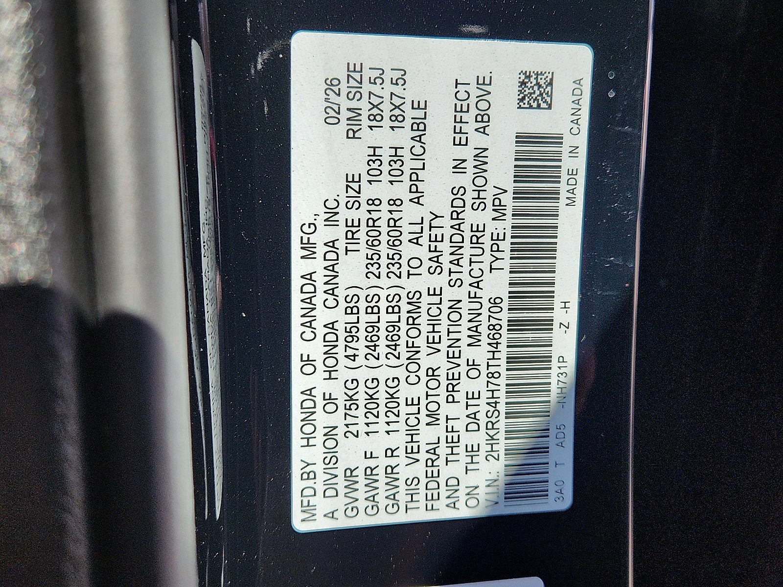 2026 Honda CR-V AWD EX-L