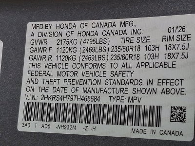 2026 Honda CR-V AWD EX-L