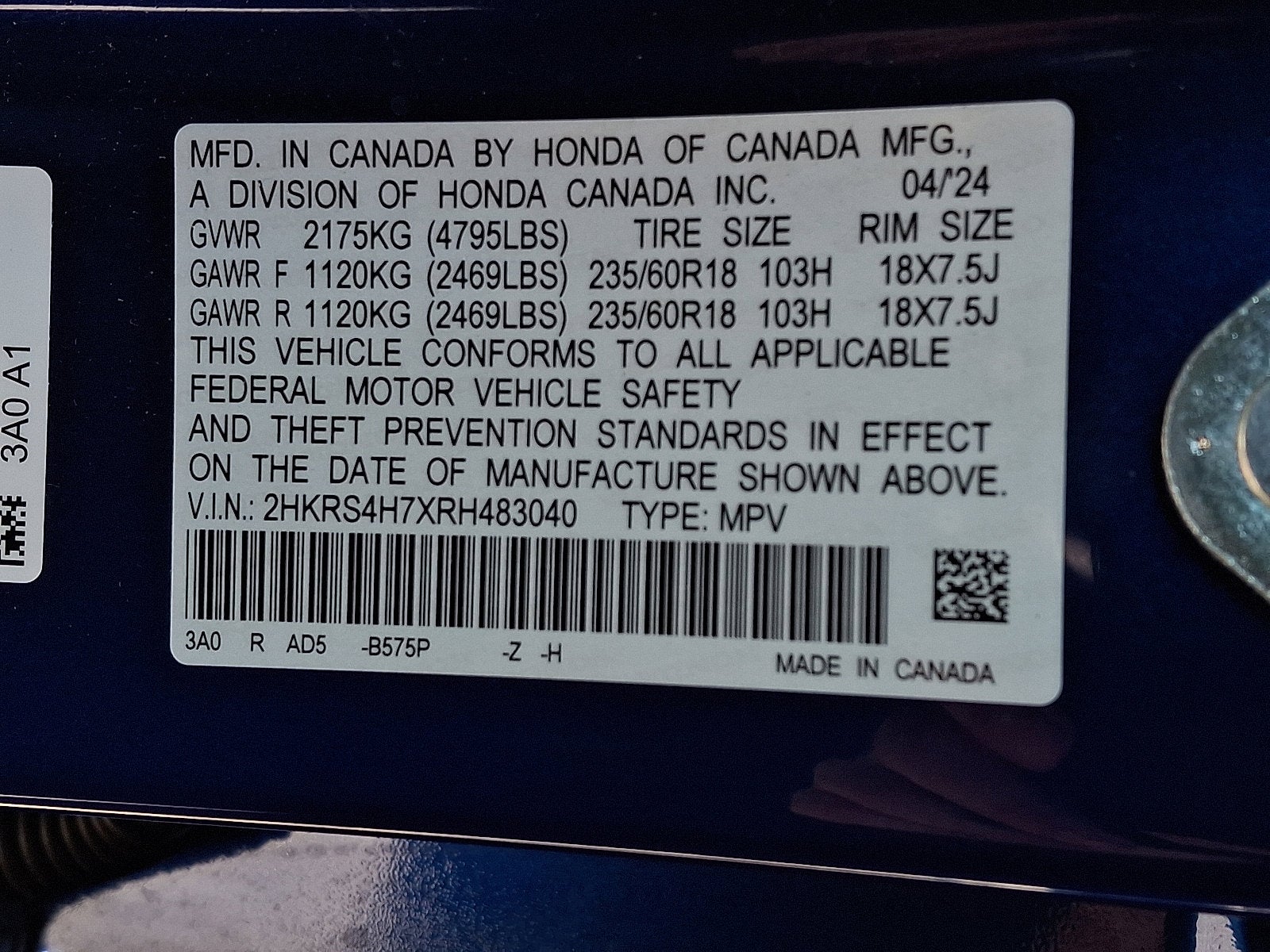 2024 Honda CR-V EX-L