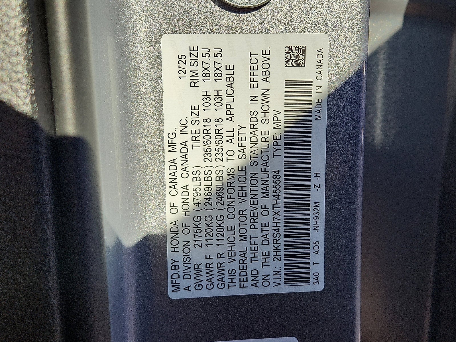 2026 Honda CR-V AWD EX-L