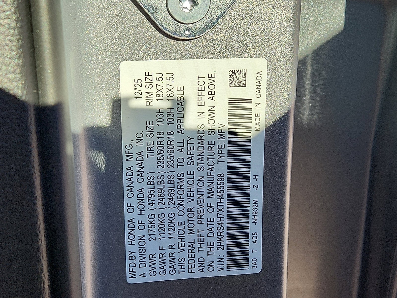 2026 Honda CR-V AWD EX-L