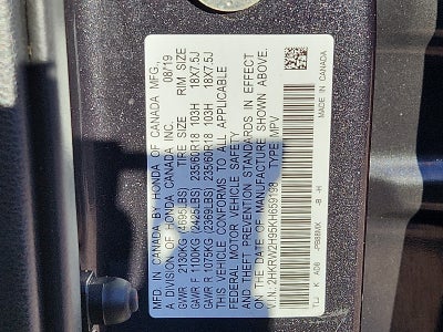 2019 Honda CR-V Touring