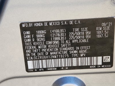 2022 Honda HR-V Sport