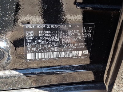 2026 Honda HR-V AWD LX