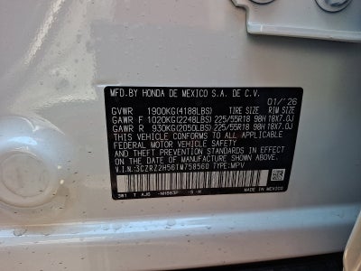 2026 Honda HR-V AWD SPORT