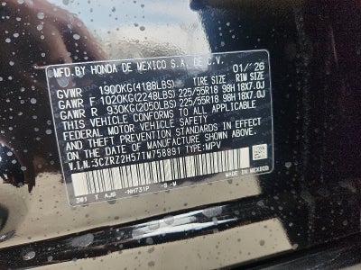 2026 Honda HR-V AWD SPORT