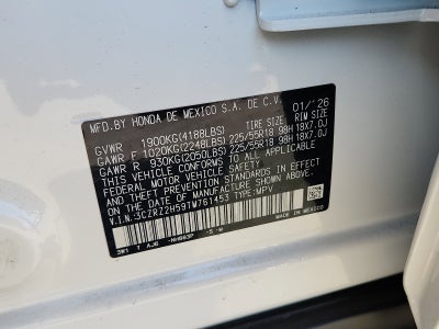 2026 Honda HR-V AWD SPORT