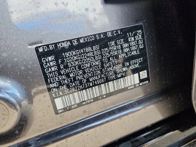 2026 Honda HR-V AWD EX-L