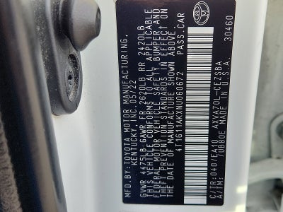 2022 Toyota Camry Base