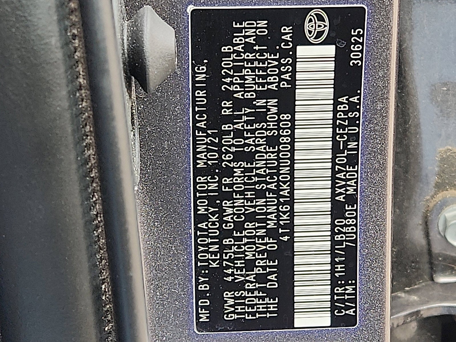 2022 Toyota Camry XSE