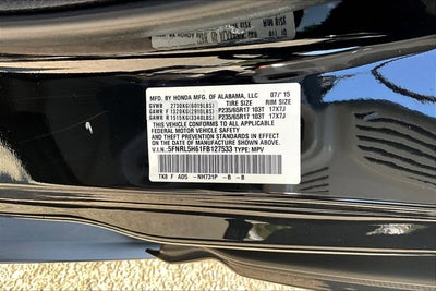2015 Honda Odyssey EX-L