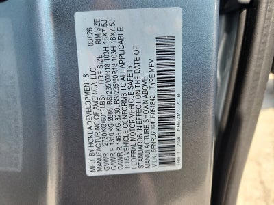 2026 Honda Odyssey EX-L