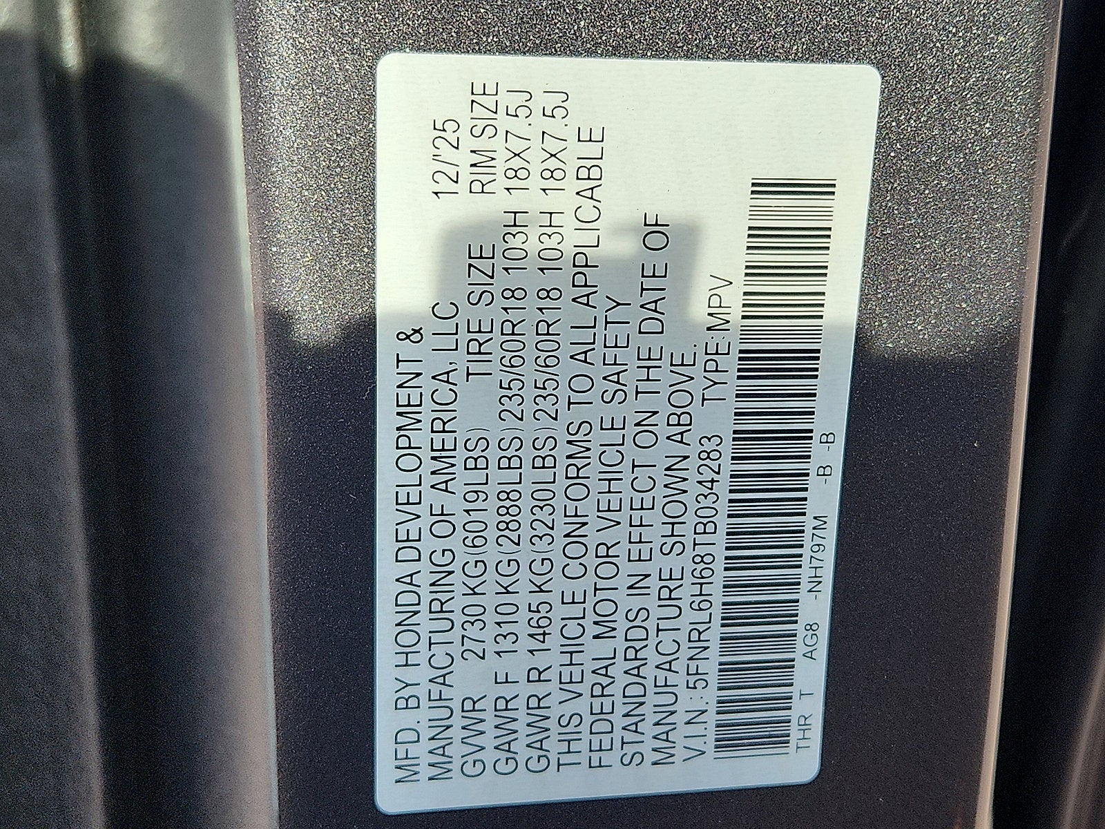 2026 Honda Odyssey EX-L