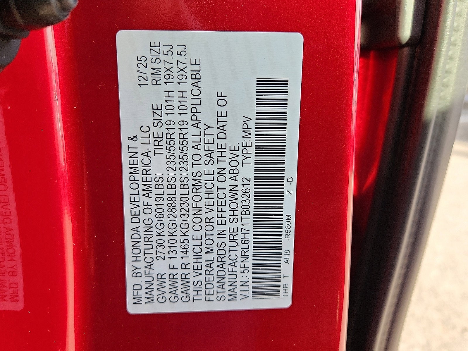 2026 Honda Odyssey Sport-L