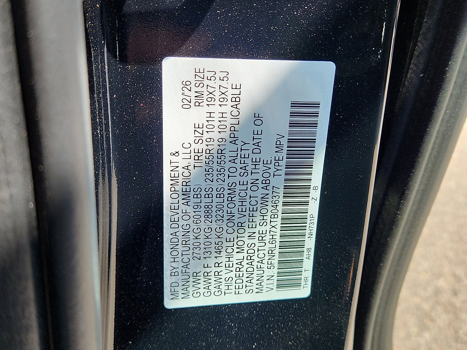 2026 Honda Odyssey Sport-L