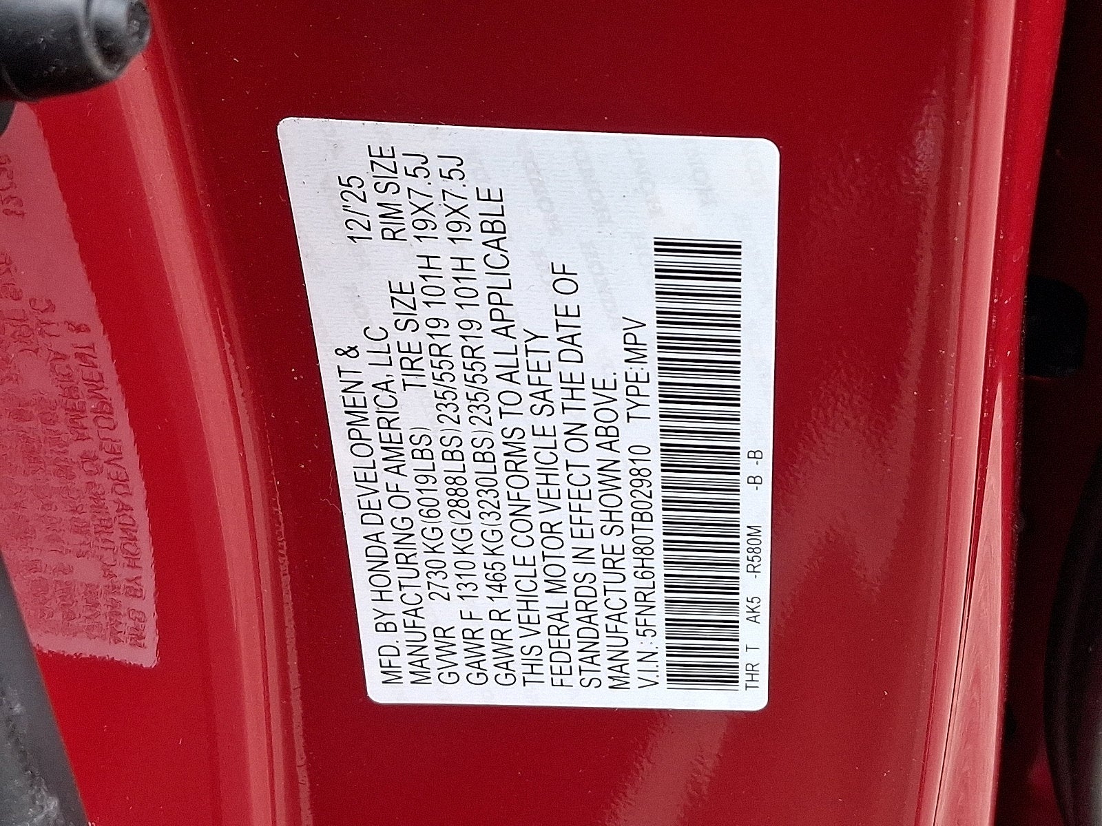 2026 Honda Odyssey Touring