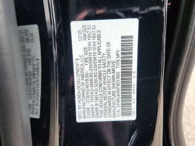 2026 Honda Odyssey Elite