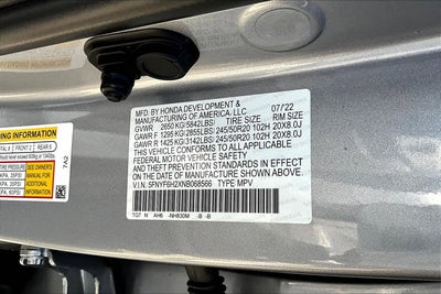 2022 Honda Pilot Special Edition