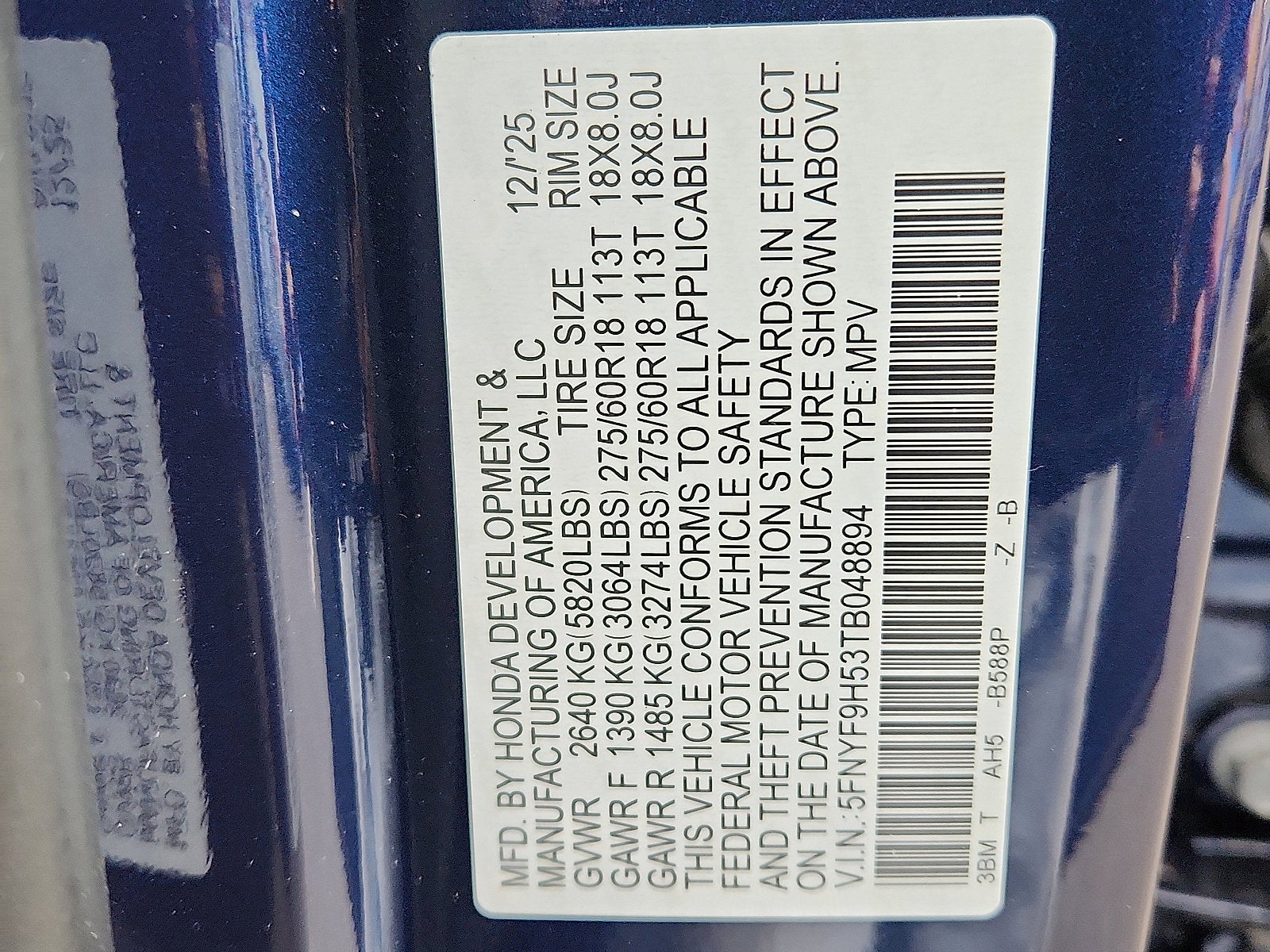 2026 Honda Passport TrailSport Blackout