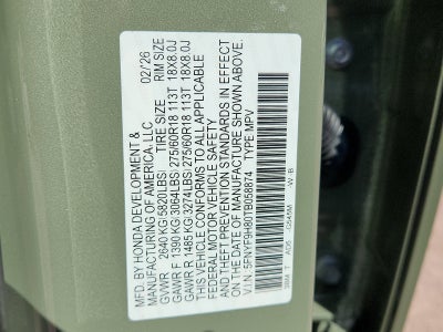 2026 Honda Passport TrailSport Elite