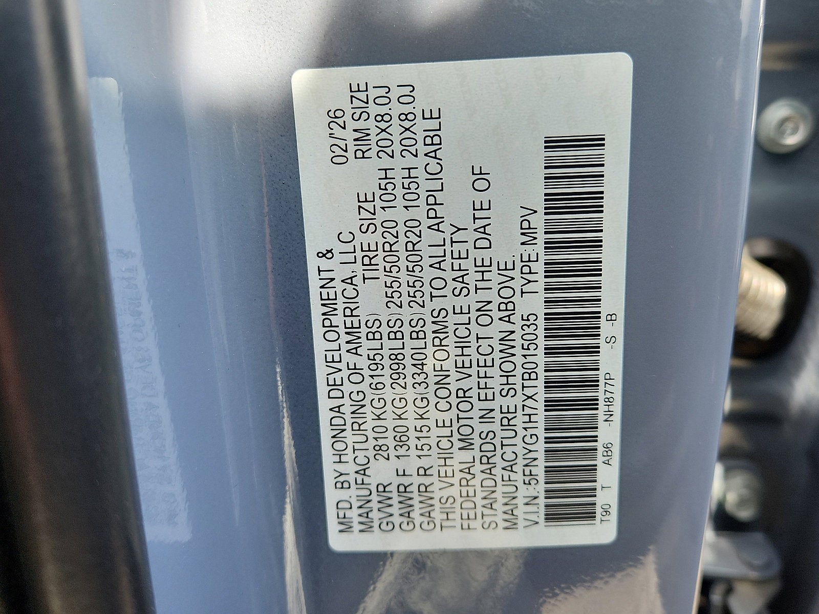 2026 Honda Pilot AWD Touring Blackout