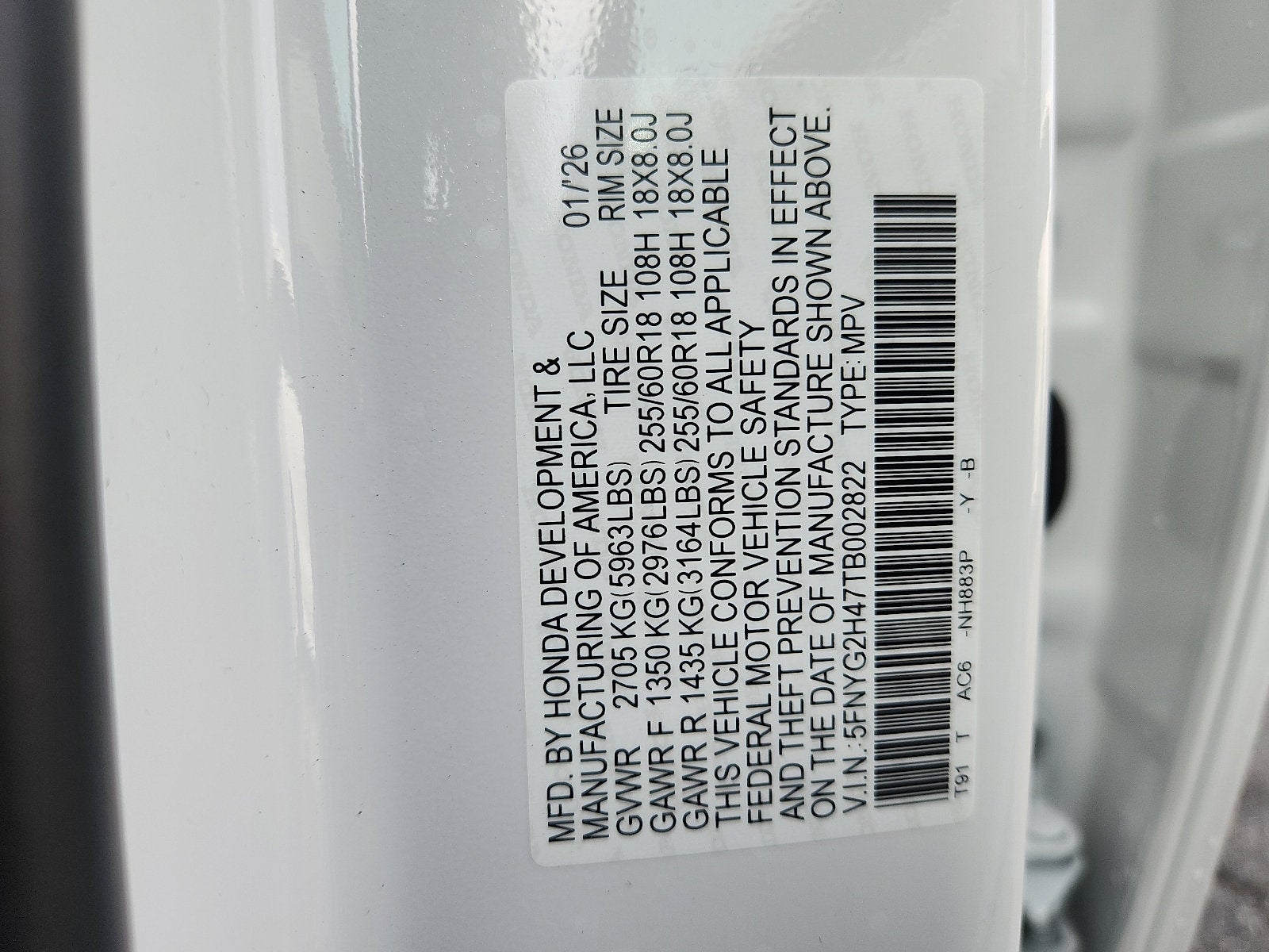 2026 Honda Pilot 2WD EX-L