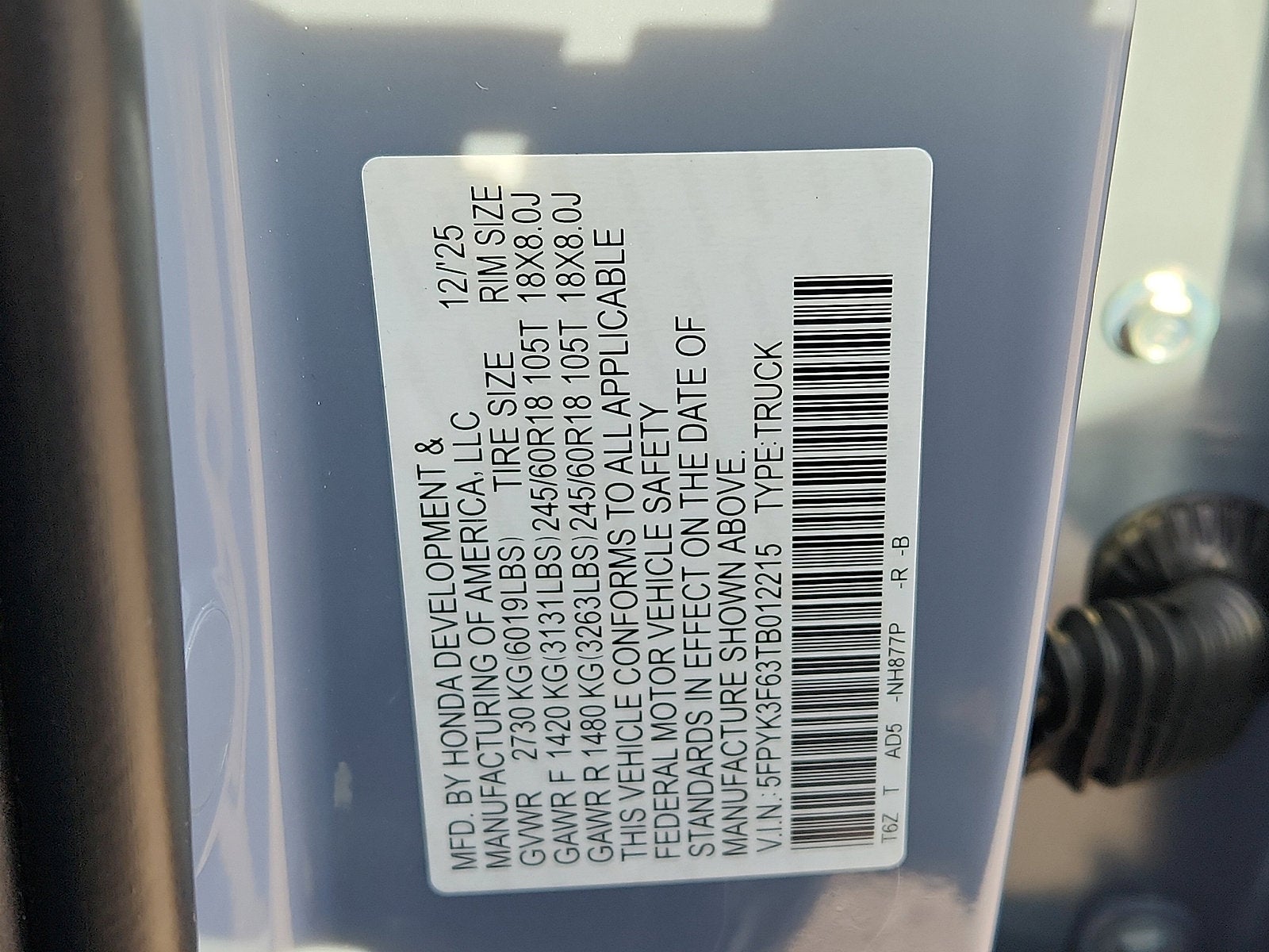 2026 Honda Ridgeline TrailSport