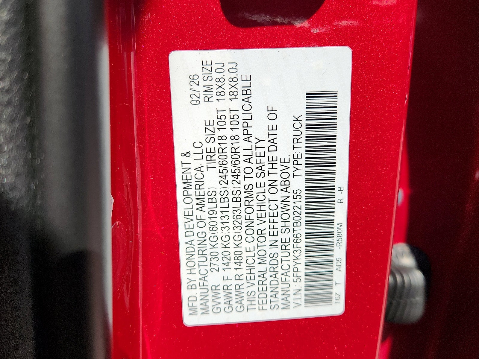 2026 Honda Ridgeline TrailSport