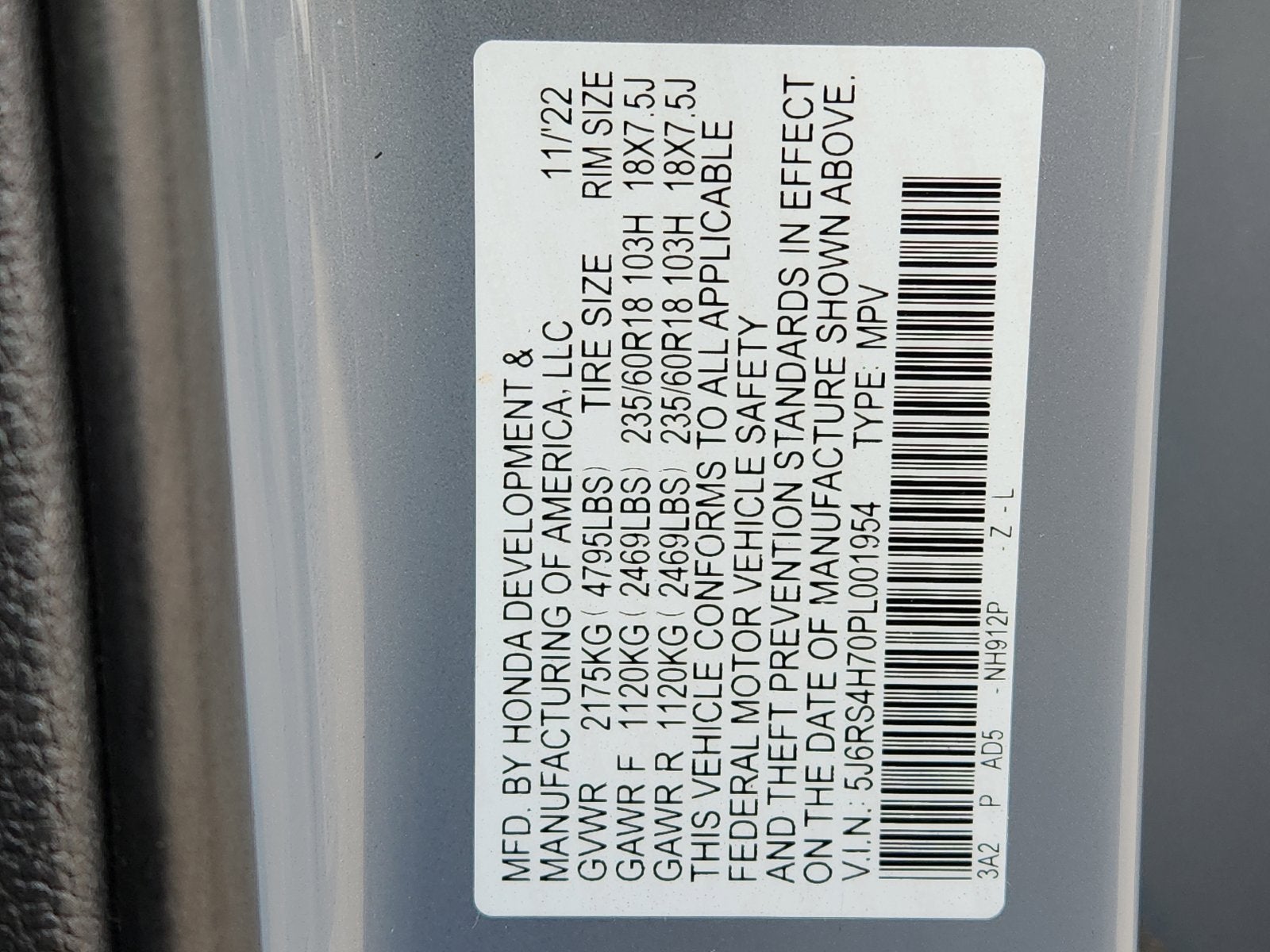 2023 Honda CR-V EX-L