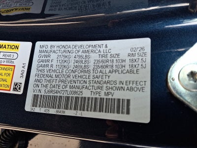 2026 Honda CR-V AWD EX-L