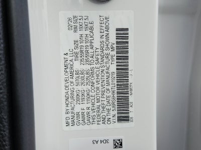 2026 Honda CR-V AWD Sport Touring Hybrid